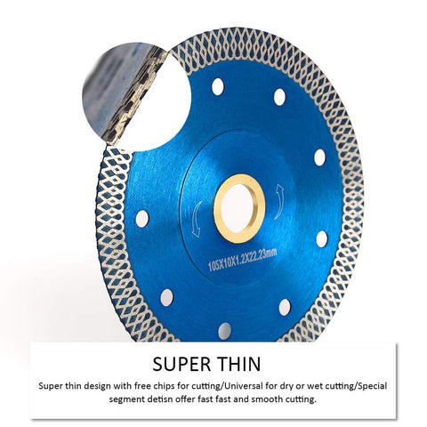 10Pcs/Lot 4" Super Thin Diamond Saw Blades Tile Porcelain Cutting Blade