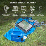 Westinghouse 296Wh 600 Peak Watt Portable Power Station and Solar Generator, ...