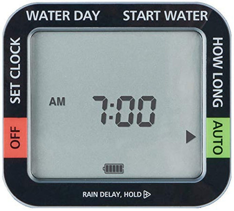 Melnor 65141AMZ 4 Zone Digital Water Timer, Grey, Black 4-Zone