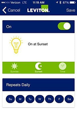 Leviton DD0SR-1Z 120VAC Decora Digital/Decora Smart Coordinating Switch Remot...