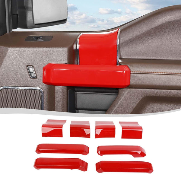 Voodonala for F-150 2015-2020 Interior Door Handle Cover with Door Panel Cove...