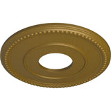 Ekena Millwork CM12BRGLS Bradford Ceiling Medallion, 12 1/2"OD x 3 7/8"ID x 3...