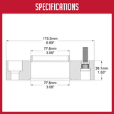 Wheel Accessories Parts 4 Pcs Hubcentric Wheel Spacers Adapters 6x5.5 6x139.7...