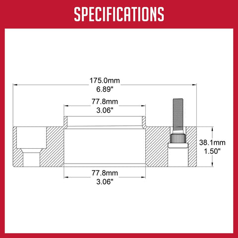 Wheel Accessories Parts 4 Pcs Hubcentric Wheel Spacers Adapters 6x5.5 6x139.7...