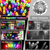 1500 LED 502ft Outdoor Christmas Lights Super Long String Lights 8 Modes Time...