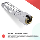 Gigabit SFP to RJ45 Copper SFP 1000Base-T, 1.25G Copper SFP-T, SFP to Etherne...