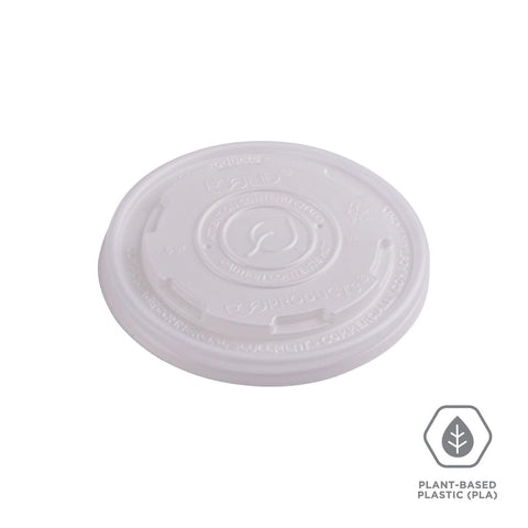 Eco-Products Compostable World Art Soup Container Lids, Case of 1000, Fits 8-...