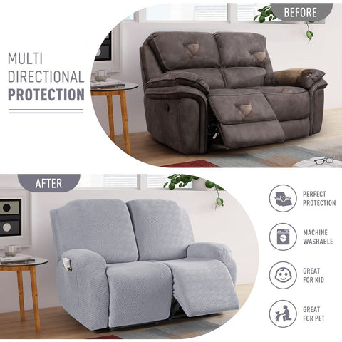 KinCam Recliner Covers, Stretch Reclining Chair Covers, Recliner Sofa Slipcov...