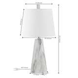 JONATHAN Y JYL1037A-SET2 Owen 20.5" Resin LED Table Lamp Contemporary, Office...