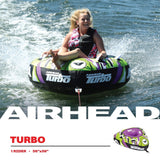 AIRHEAD Rider Towable Tube Purple 1 Rider