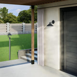 KICHLER Ripley 12" 1-Light Outdoor Wall Light in Black for Exterior Doors, Ga...