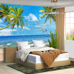 Beautiful Beach Mural Living Room couches Extra Large Wall murals Bedroom Und...