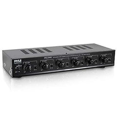 Pyle 6 Channel Speaker Selector Switch - Multi Zone A B Black