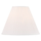 Aspen Creative 33136, Mushroom Pleated Traditional Spider Lamp Shade, White, ...