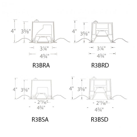 WAC Lighting R3BRD-F930-BN Oculux 3.5" LED Round Open Reflector Trim Engine i...