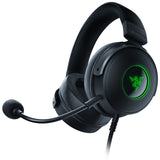 Razer Kraken V3 Wired USB Gaming Headset: Triforce Titanium Standard, Black