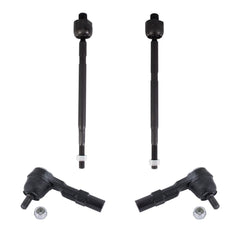 TRQ Front Tie Rod Set Compatible with 2007-2008 Honda Fit PSA66713