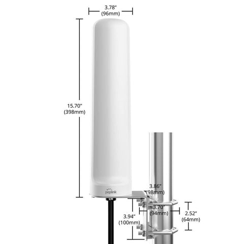 Peplink Cellular & WiFi Antenna Maritime 20G | LTE Connectivity 2x2 MIMO Dual...