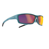 Bolle Oval CERBER Creator Teal Metallic-Volt+ Ruby Polarized, Multi, One Size