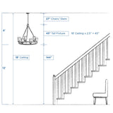 Progress Lighting Galloway P500377-009 Collection 4-Light Modern Farmhouse Fo...