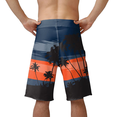 FOCO Men's NFL Team Logo Sunset Swim Boardshorts Denver Broncos 3X-Large