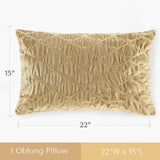 Aumont Normal Pillow, 22x15, Gold Oblong 22x15"