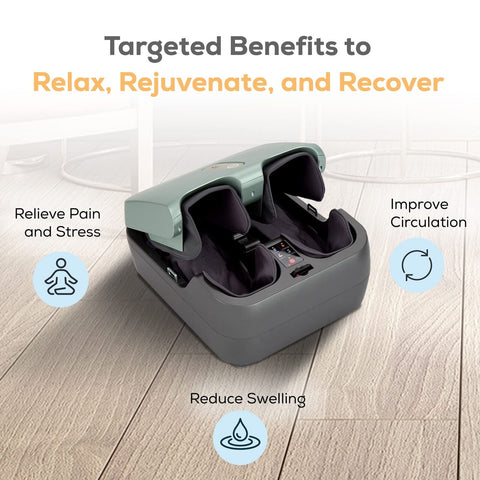 Human Touch Reflex PopUp Foot Massager with Heat - Plantar Fasciitis Relief +...