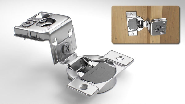 Berta 50-Pack, 1-1/2 inch Overlay Soft Closing Face Frame Cabinet Hinges, 105...
