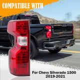 Tail Light Assembly Compatible with 2019-2023 Chevy Silverado 1500 2500HD 350...
