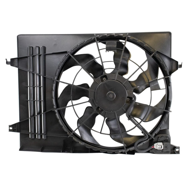 TRQ Radiator Cooling Fan Assembly Compatible with 2010-2015 Hyundai Tucson 20...