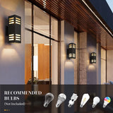 harriet Outdoor Wall Lights, Modern Outdoor Wall Sconces Aluminum Waterproof,...