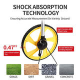 Measuring Wheel Digital Display,12.5" Rolling Measure Wheel in Feet/Meter,Dig...