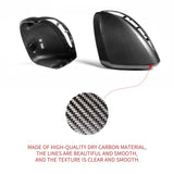 C Class W205 Mirror Cover,Real Dry Carbon Fiber Replacement Mirror Cap,Fit fo...