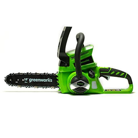 Greenworks 24V 10" Cordless Chainsaw, 2.0Ah Battery and (2.0Ah) Gen 1