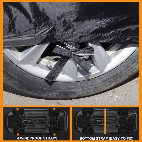 Car Cover Compatible with Chevrolet Corvette C8 2024-2020, Waterproof All Wea...