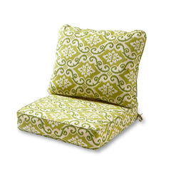 Greendale Home Fashions 2-Piece Outdoor Deep Seat Cushion Set, Avocado