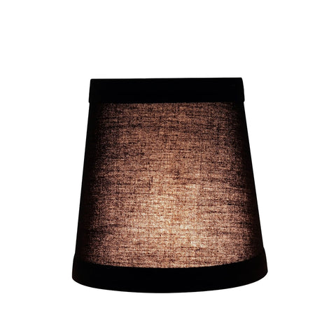Aspen Creative 32046-5B, Hardback Empire Clip-On Chandelier Lamp Shade, Black...