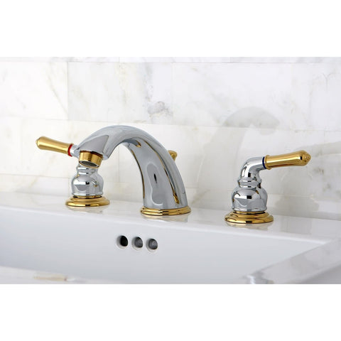 Kingston Brass KB961 Magellan Widespread Bathroom Faucet, 8-Inch Adjustable C...