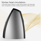 Vornado VH10 Space Heater for Indoor Use, Adjustable Thermostat, 2 Heat Setti...