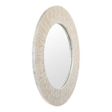 KOUBOO 1040142, Pearlescent White Round Capiz Seashell