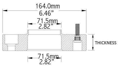 Wheel Accessories Parts 4 Pcs Hubcentric Wheel Spacers Adapters Adapter 5x5 5...