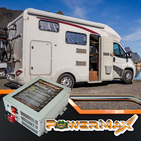 PowerMax RV Converter | 45 Amp | 12V Power Converter with Built-in 4 Stage Sm...