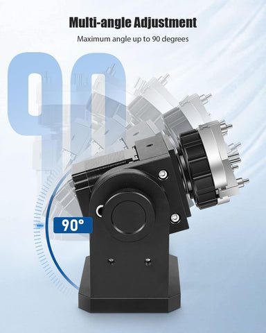 FAHKNS D69 Chuck Rotary Axis, Rotary Chuck for Laser Marking Machine and Fibe...