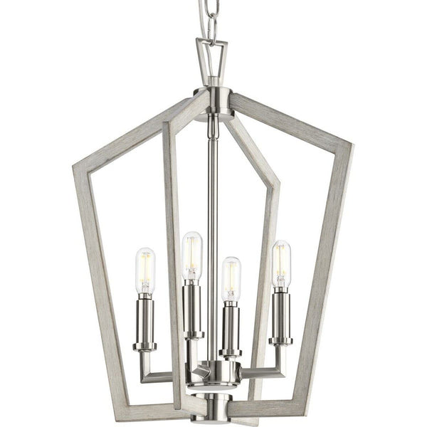 Progress Lighting Galloway P500377-009 Collection 4-Light Modern Farmhouse Fo...