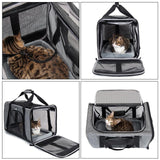 Pet Carrier for Medium Large Cats and Dogs, Dog Carrier Travel Bag with Adequ...