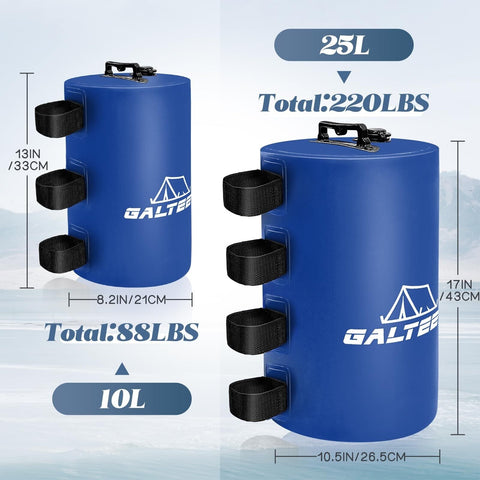 Canopy Water Weights Bag,176LBS Tent Weights Set of 8 Canopy Leg Weights for ...