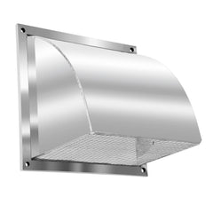 MYOYAY 8 inch 304 Stainless Steel Exhaust Hood Vent Cap Outdoor Wall Vent Cov...