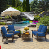 Arden Selections Outdoor Deep Seat Set, 24 x 24, Rain-Proof, Fade Resistant, ...