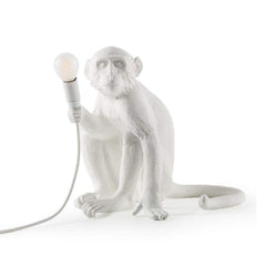 Desk Lamp, Artistic Jungle Monkey Mini Table Light Resin 1 Head Living Room N...