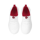 FOCO Women's NCAA Team Logo Athletic Shoes Sneakers Oklahoma Sooners 8 White